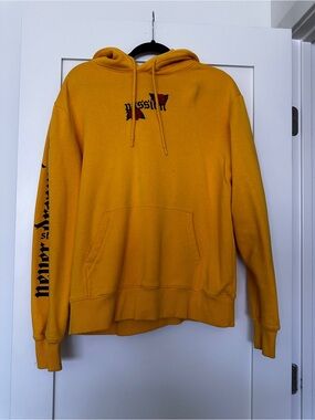 Yellow Graphic Hoodie